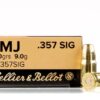 .357 SIG 140 gr FMJ Sellier & Bellot 1000 Rounds