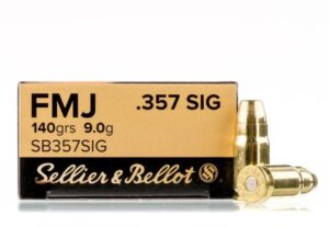 .357 SIG 140 gr FMJ Sellier & Bellot 1000 Rounds